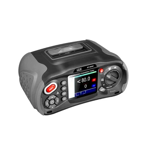 YuqiaoTime Multifunction Insulation Resistance Tester CEM DT-6650 Fast high Current Loop Test Multifunction Insulation Resistance Tester with 3.5inch TFT Color LCD Display