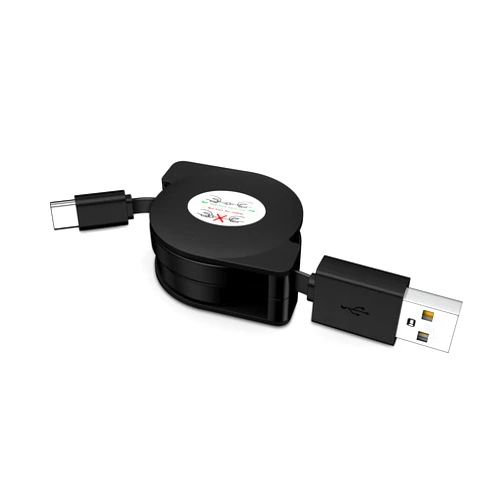 HopePow Retractable Android Phone Car Charger Cable Fast Charging for Moto G Stylus/Play/Power 2024/Moto Razr/Edge 50 Ultra Pro,3.3ft Short USB C to USB A Android Auto Cable for Samsung Galaxy S24,Pixel 9a