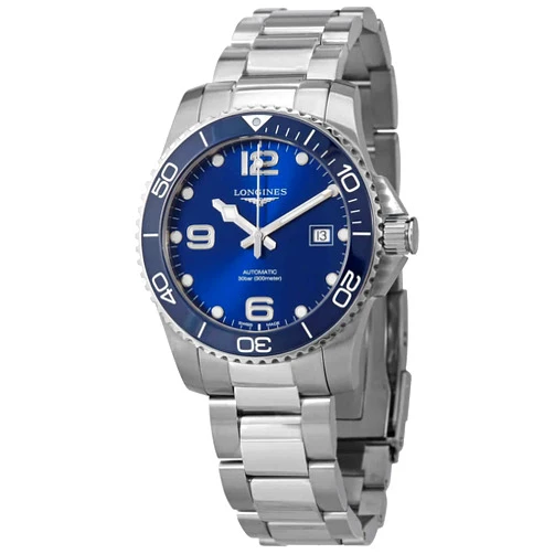 Longines Men's HYDROCONQUEST Ceramic Blue DIAL 41MM Automatic Diving Watch L37814966