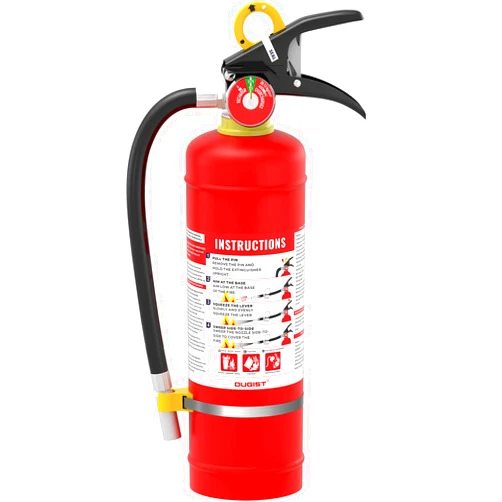 Ougist ABC Dry Powder Fire Extinguisher, 4.4 lb – 2-A:10-B：C Rated for Home, Office & Vehicle, Quick Release, Easy-Grip Handle, Ideal for Electrical & Grease Fires, Car Extinguisher, Model FF2KG