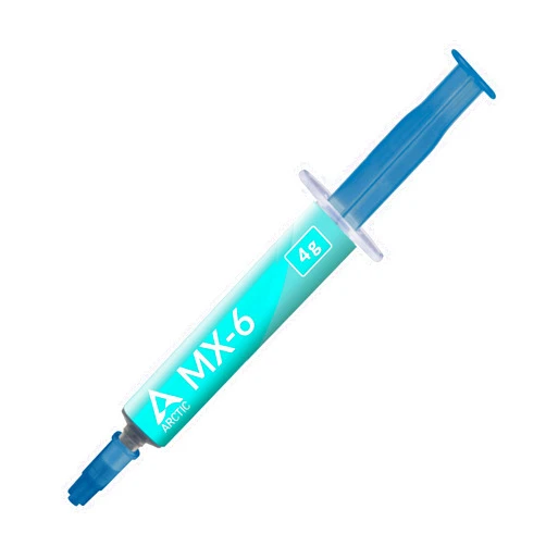 ARCTIC MX-6 (4 g) - Ultimate Performance Thermal Paste for CPU, Consoles, Graphics Cards, laptops, Very high Thermal Conductivity, Long Durability, Non-Conductive