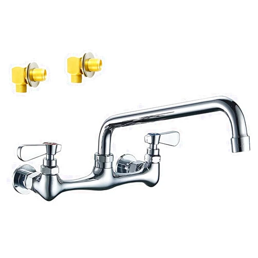 BWE Commercial Kitchen Faucets, Kitchen Sink Faucet, 8 Inch Center with 8