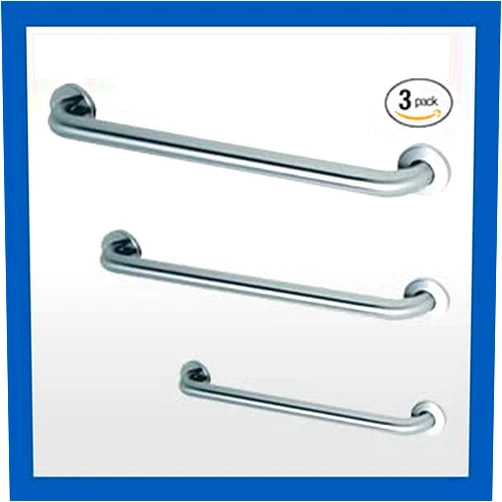 Prestige Distribution Prestige Commercial Grab Bar Bundle for Commercial and Residential Restrooms- 1.5