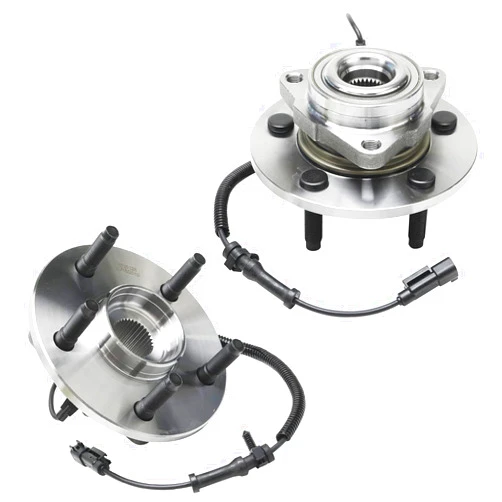 Detroit Axle - 2 Front Wheel Bearing Hubs for 2009-2011 Dodge Ram 1500, 2010 Wheel Bearing and Hubs Assembly Set Replacement Pair Hubs