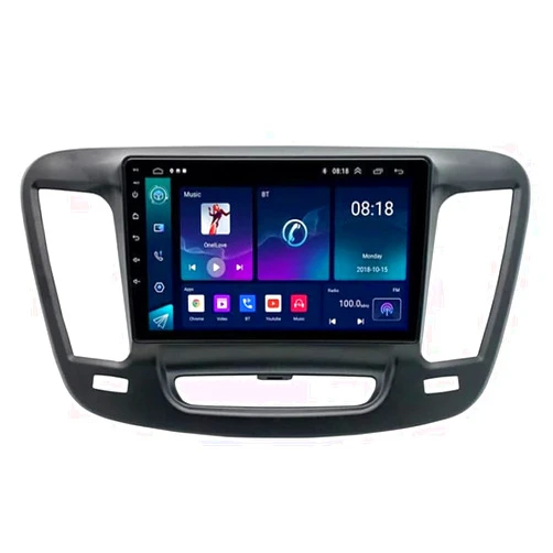RGZOCT Android 13 Car Radio Stereo for Chrysler 200 200C 200S 2015-2019 9 inch HD Touch Car Screen Radio w/Backup Camera CarPlay & Android Auto Double Din GPS AHD Backup Camera Mic 2G+32G