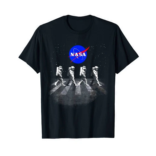 Fuzewear - NASA NASA T-Shirt Walking Astronauts in Space T-Shirt