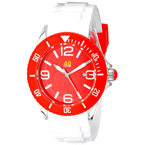 40Nine Large 45mm Red Watch