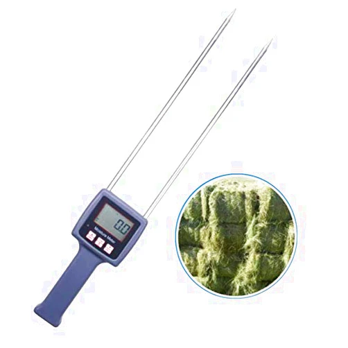 ZOEYEC TK100H Portable Hay Moisture Meter for Cereal Straw,bran, Forage Grass, Leymus chinensis, Emperor Bamboo Grass, Testing Fibre