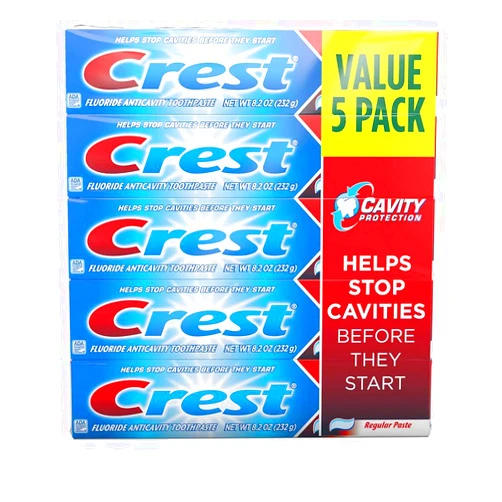 Crest Cavity Protection Toothpaste Paste 8.20 oz (Pack of 5)