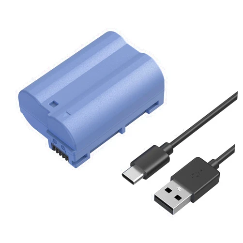 SMALLRIG EN-EL15C 2400mAh Camera Battery for Nikon Zf / Z8 / Z7 / Z6, USB-C Fast Charging Rechargeable Camera Battery for Z7 II, Z6 II, Z5, D850, D810, D810A, D780, D750, D610, D500, D7500-4332