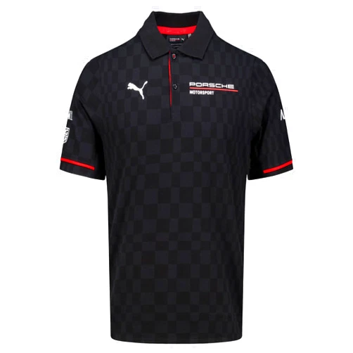 PUMA Porsche Motorsport Men's Team Polo - Black