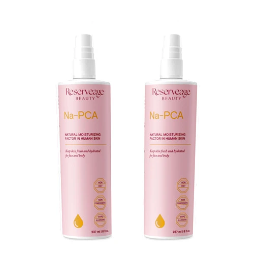 Reserveage Nutrition Reserveage Na-PCA Spray - Moisturizing Body Lotion for Dry Skin - Anti Aging Face Moisturizer for Women and Men with Eucalyptus Essential Oil, 8 Fl Oz (Pack of 2)
