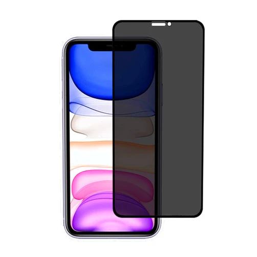 Tehba Privacy Screen Protector for iPhone 11, [Anti-Scratch][No Bubble][Case Friendly] Tempered Glass for iPhone 11/iPhone XR(6.1 inch)