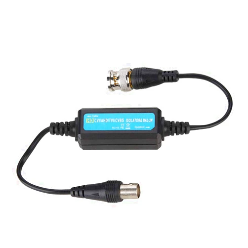 Surebuy Ground Loop Isolator, Ground Loop Noise Isolator Without Filtering, Loop Isolator with Built-in Video Balun,Suitable for Ground Isolation of Coaxial Cable