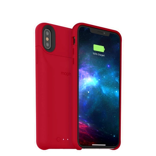 mophie 401002838 Juice Pack Access - Ultra-Slim Wireless Battery Case - Made for Apple iPhone Xs Max (2,200mAh) - Dark Red