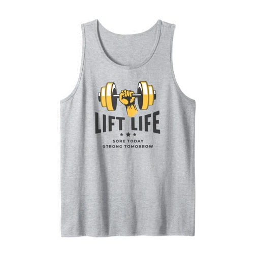 The Iron Paradise Lift Life - Sore Today, Strong Tomorrow Fitness Enthusias Tank Top