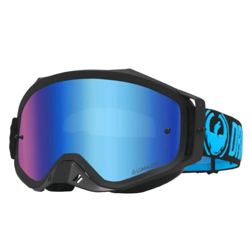 Dragon Alliance MXV Plus Adult Off-Road Motorcycle Goggles - Blue/Luma Blue Ion W/