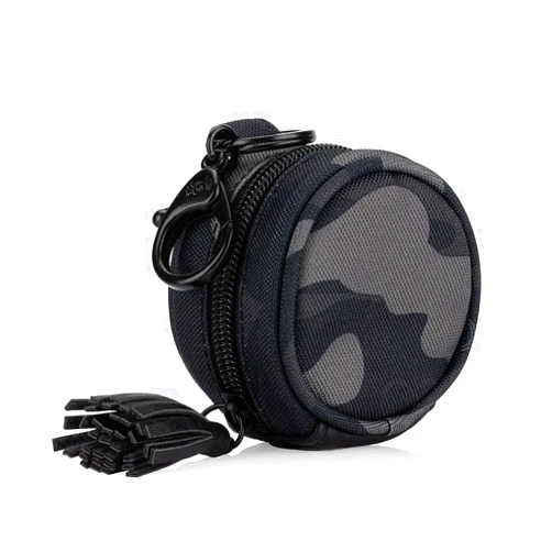 Itzy Ritzy Chelsea + Cole Camo Pacifier Case with Clip; Pacifier Charm Pod Includes Clasp, Measures 2.5