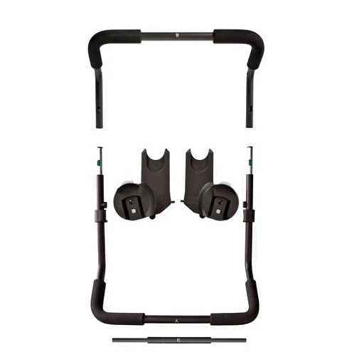 Baby Jogger Chicco/Peg Perego Car Seat Adapter for City Select and City Select LUX Strollers, Black