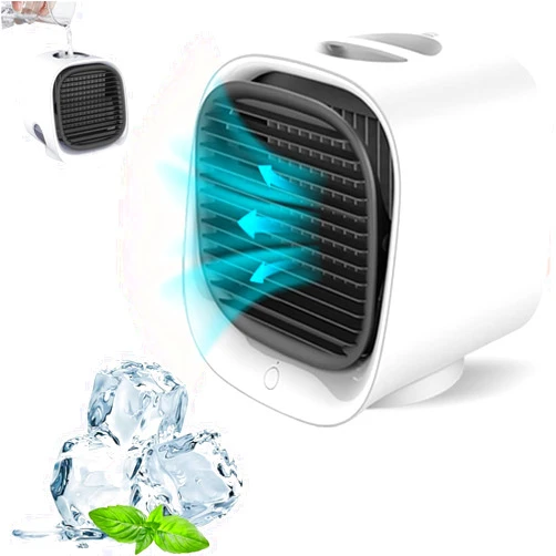 ZQQZEZ OriBreeze Air Conditioner Portable Air Conditioner, OriBreeze Air Cooler, New Upgraded Desktop Air Conditioner, OriBreeze Portable Air Conditioner, New Upgraded Desktop Air Conditioner (White)