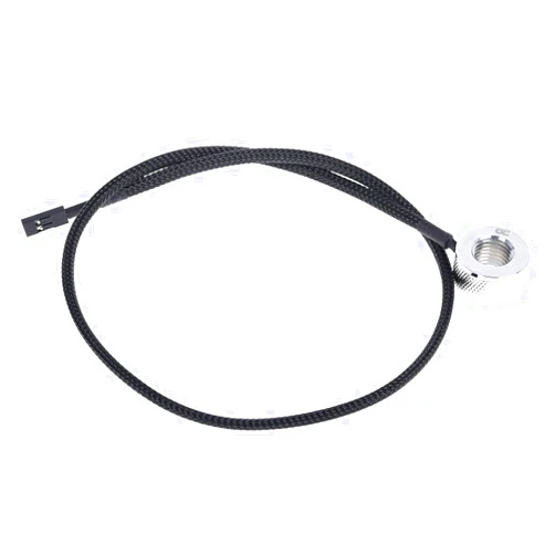 Alphacool 17362 Eiszapfen temperature sensor G1/4 IG/IG with AG adapter - chrome Water cooling Monitoring