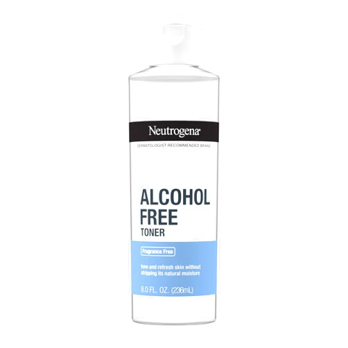 Neutrogena Alcohol-Free Gentle Daily Fragrance-Free Face Toner to Tone & Refresh Skin, Toner Gently Removes Impurities & Reconditions Skin, Hypoallergenic, 8 fl. oz