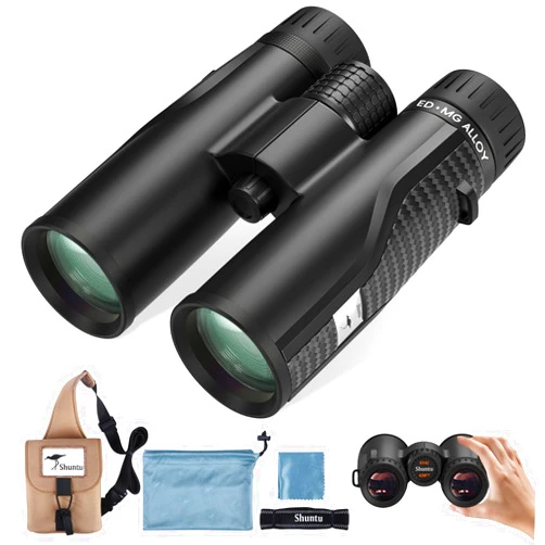 PEIKETAO Premium ED Binoculars 10x42 for Adults - High Power HD Waterproof Binoculars for Bird Watching, Hunting & Travel