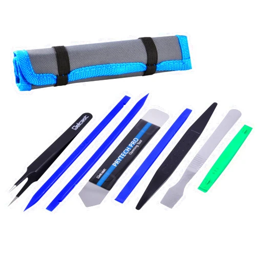 JacobsParts Professional Opening Pry Tool Repair Kit with Non-Abrasive Nylon Spudgers and Anti-Static Tweezers, 8 Piece Set