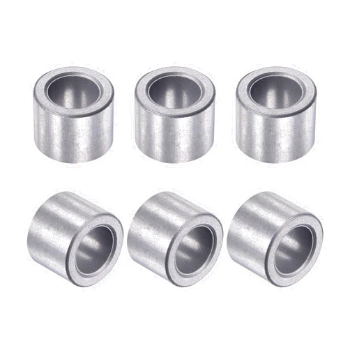 uxcell Sleeve Bearings 10mm Bore 16mm OD 12mm Length Sintered Iron Self-Lubricating Bushings 6pcs