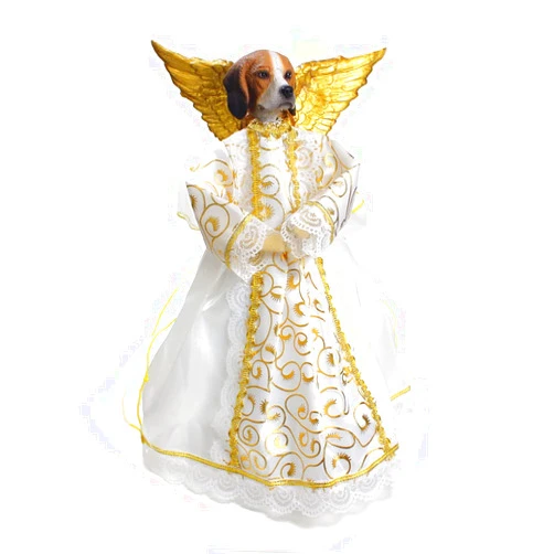 Conversation Concepts Beagle Angel Christmas Tree Topper