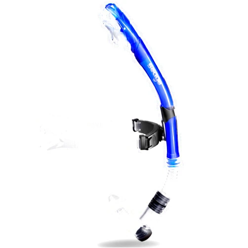 Seago Swim Snorkel for Lap Swimming, Dry Top Front Swimmer Snorkel for Adult Youth, Snorkel Gear Swimming Training Equipment in Pool and Open Water with Comfy Head Pads Food-Grade Silicone Mouthpiece