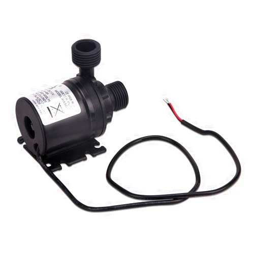 KOOBOOK 1Pcs Ultra Quiet Mini Brushless Motor Submersible Water Pump DC 12V Lift 5M 800L/H Multifunction Threaded Water Pump