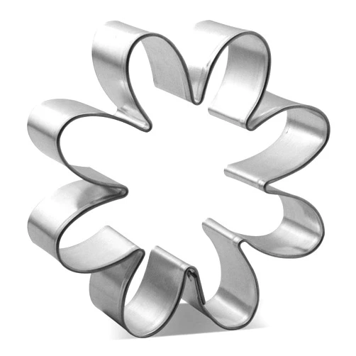 Foose Daisy Cookie Cutter 3 Inch - Made in the USA – Foose Cookie Cutters Tin Plated Steel Daisy Cookie Mold