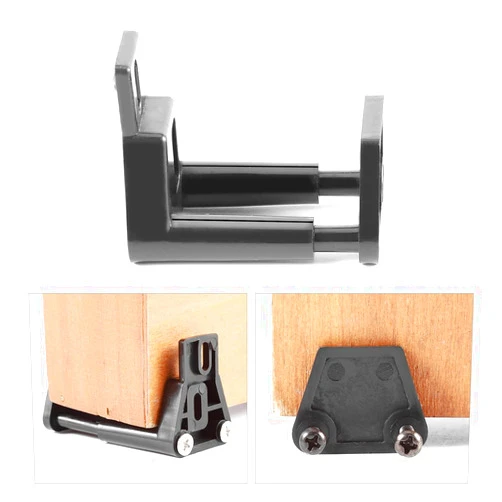 Antilog Door , Premium Plastic Bottom Floor Wall Mounted Sliding Barn Door Hardware with Screws