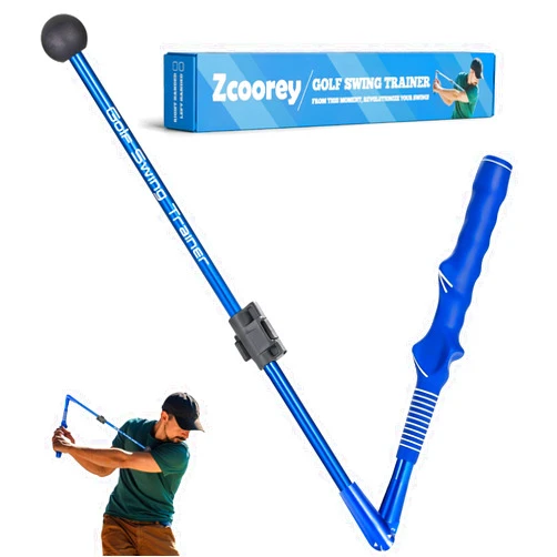 Zcoorey Golf Training Aid - Golf Swing Trainer for Backswing.Golf Swing Training Aid to Improve Wrist Hinge, Forearm Rotation & Shoulder Turn, Feel the Correct Swing Mechanics