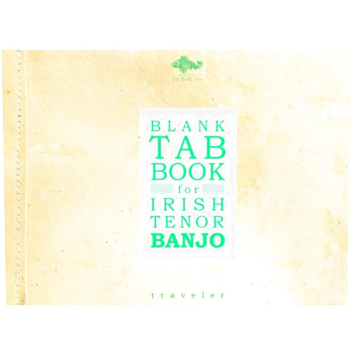 By Sebastian Schroeder (Author) Blank Tab Book for Irish Tenor Banjo: Manuscript Book in Traveler Format