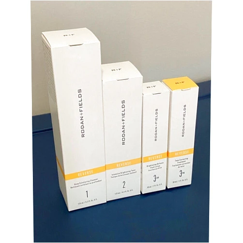 Rodan + Fields Reverse Regimen: Cleanser, Toner, Lotion SPF 50, & Treatment | Daily Moisturizer | Contains Vitamin C & Retinol | Skincare Sets & Kits | Face Wash for Women | Self Care