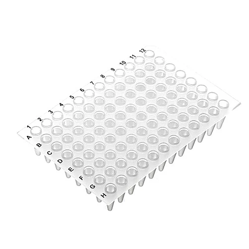 Labcon 3977-520-000-9 PurePlus 96 Well PCR Plates for Popular Thermocyclers, Natural Color, 0.2mL Capacity, Pack of 10