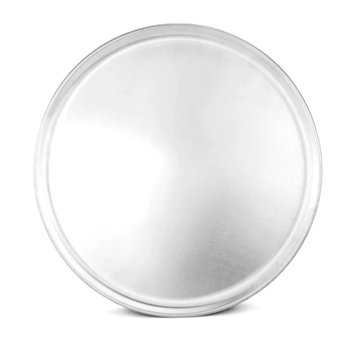 New Star Foodservice 51049 Restaurant-Grade Aluminum Pizza Pan, Baking Tray, Coupe Style, 16-Inch, Pack of 6