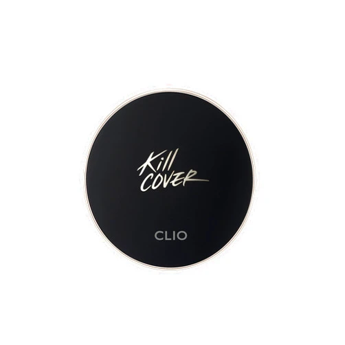 CLIO PROFESSIONAL CLIO Kill Cover Fixer Cushion, Makeup Base and Fixer, Long Lasting, Full Coverage with Matte Finish for Sensitive Skin Types (0.53 oz) (2 LINGERIE)