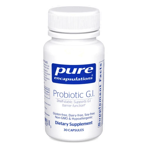 Pure Encapsulations Probiotic G.I. - Shelf Stable Probiotic for Intestinal Health & Gastrointestinal Support - with Lactobacillus & Bifidobacterium - 30 Capsules