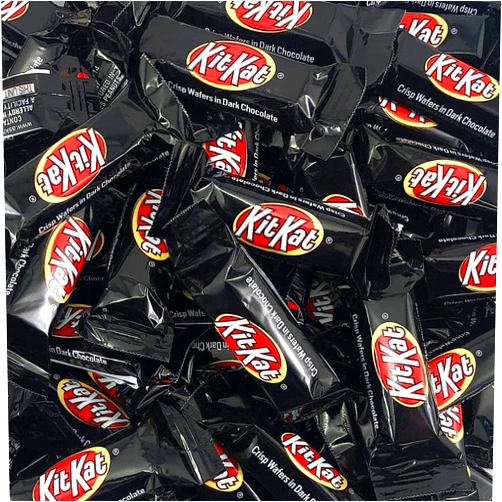 Tundras Valentine's Day KitKat-mini Miniatures 30+ bars Crisp Wafers, Dark Chocolate Snack Size-kit kat