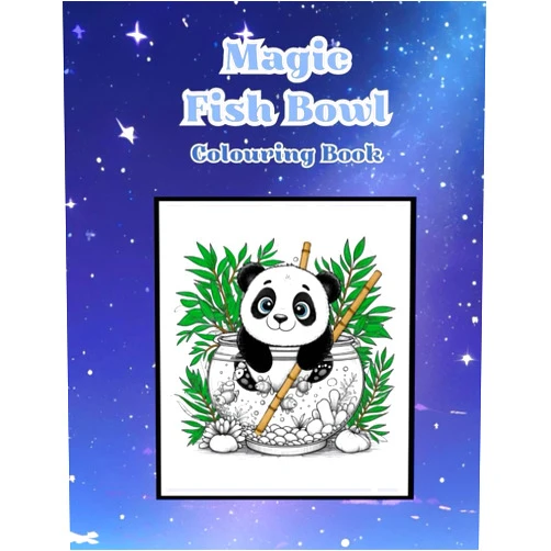 JTART STUDIO Magic Fish Bowl: Creative colouring Book