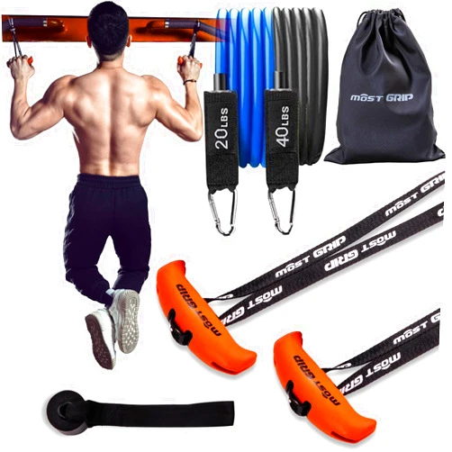 Kcross Pull up Handles Ergonomic Resistance Band Handles Exercise Neutral Tranining Grip Workout Handles Purple