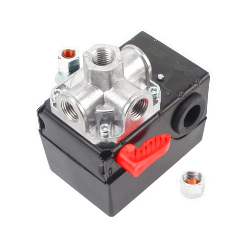 CARBBIA Z-D26612 Pressure Switch Z- for Porter Cable 150/120 PSI D26612 4 Port 120 Volt