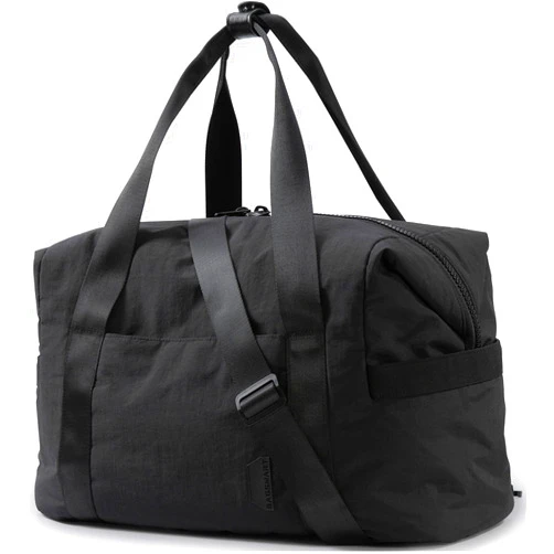 BAGSMART Gym Bag for Women, Carry on Weekender Overnight Travel Duffel Bags with Trolley Sleeve, Personal Item Travel Bag Tote Bag Workout Dance Bag(Black,Medium)