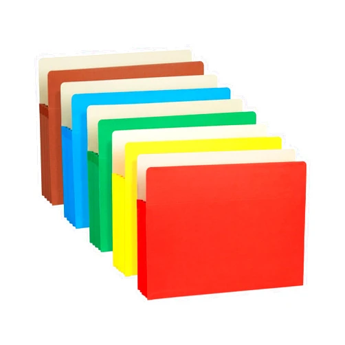 Blue Summit Supplies Blue Summit Expanding File Pockets, Letter Size, 3.5” Expansion, Assorted Colors – 10 Folders