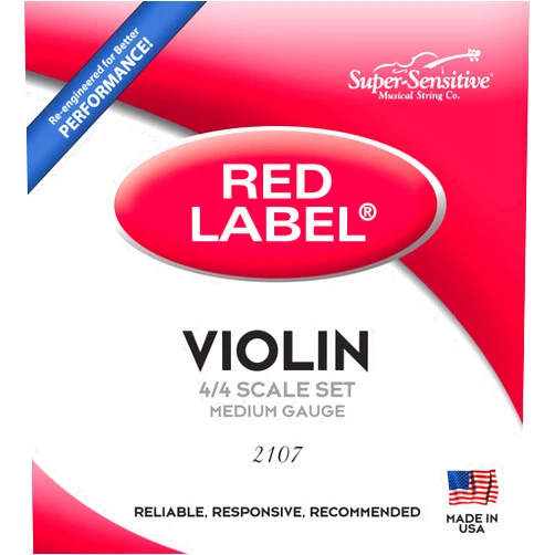 Super Sensitive Steelcore 4/4 Violin Strings: Set