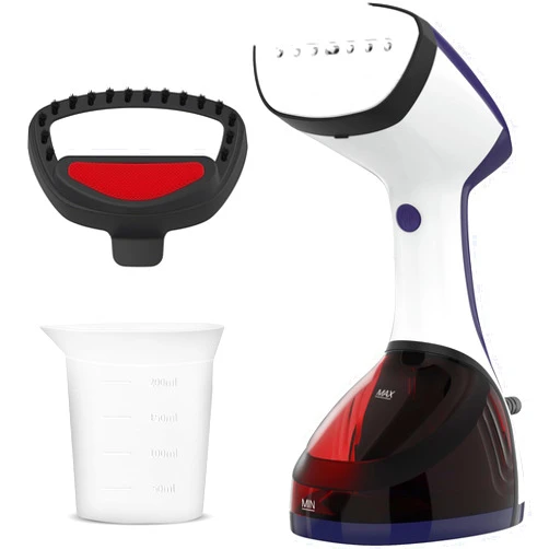 URPOWER Steamer for Clothes 300ML Clothes Steamer Handheld 15-Second Fast Heat-up 1500w Stainless Steel Plate Travel Steamer Portable Garment Steamer 2 in 1 Steamer & Iron Detachable Water Tank 120V