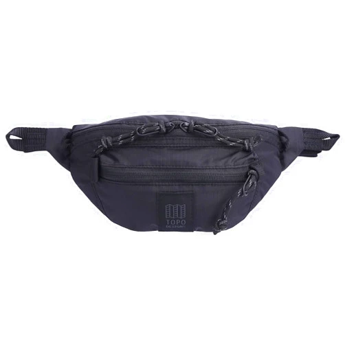Topo Designs Mountain Waist Pack, Hip Bag, 100% Recycled Nylon Construction, 2L capacity, YKK Zips